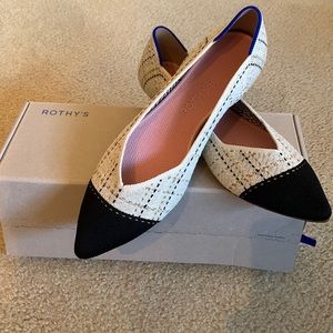 ROTHY’s flats.  Moonlight Tweed.